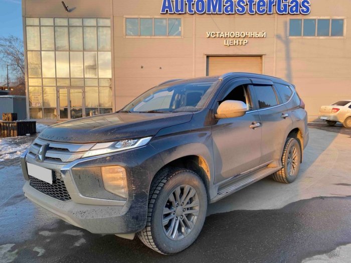 Установка ГБО на Mitsubishi Pajero Sport 2022 г., ГБО 4 поколения, пропан LANDI RENZO (Италия), ДВС 3.0 л.,  6 цилиндров